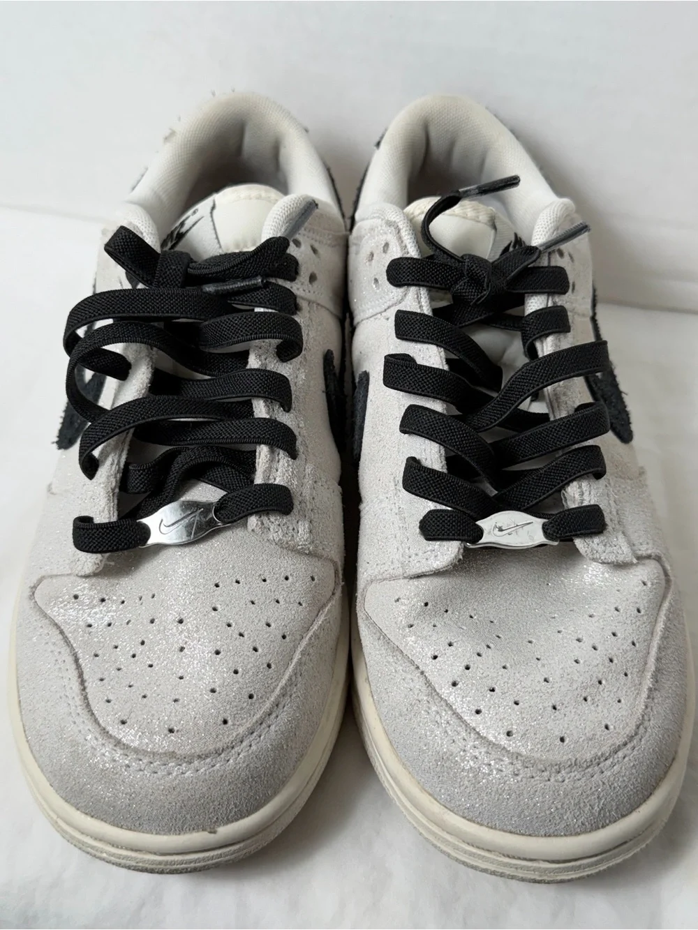 Nike Women's Dunk Low SE 'White Glittery Suede'